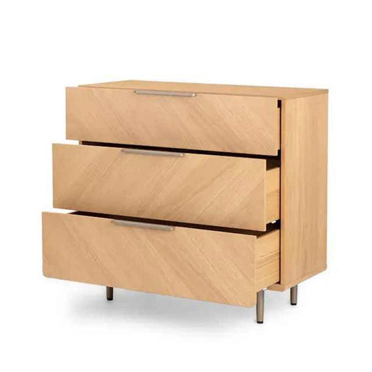 Article Nera Oak 3-Drawer Chest, Like New