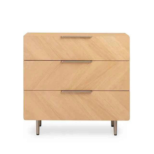 Article Nera Oak 3-Drawer Chest,  Like New