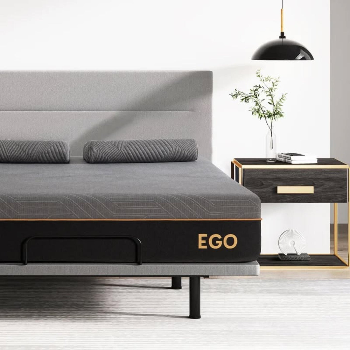 EGO Black Hybrid Mattress with Graphene Technology 12", Queen, Perfect Condition