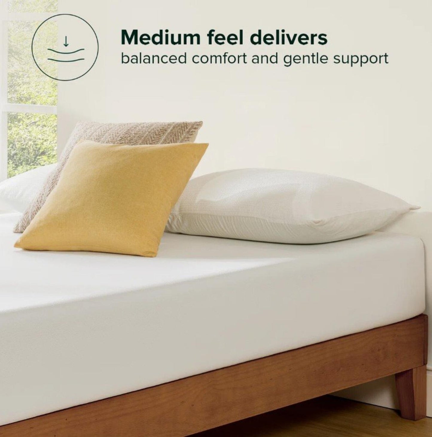 Wayfair Sleep 8" Memory Foam Mattress White, Queen, Like New