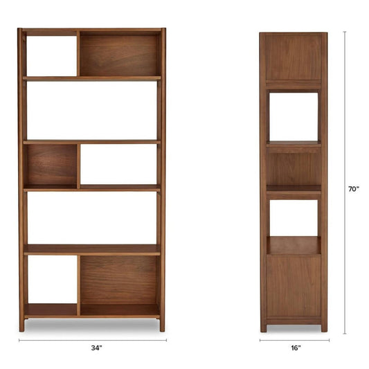 Article Mysen Walnut Tall Bookcase, Like New