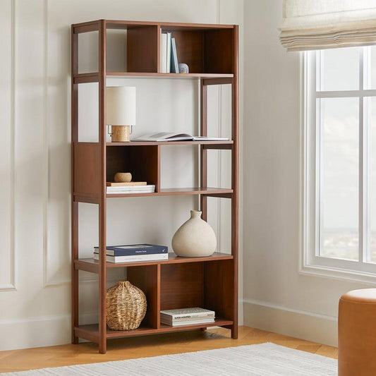 Article Mysen Walnut Tall Bookcase, Like New