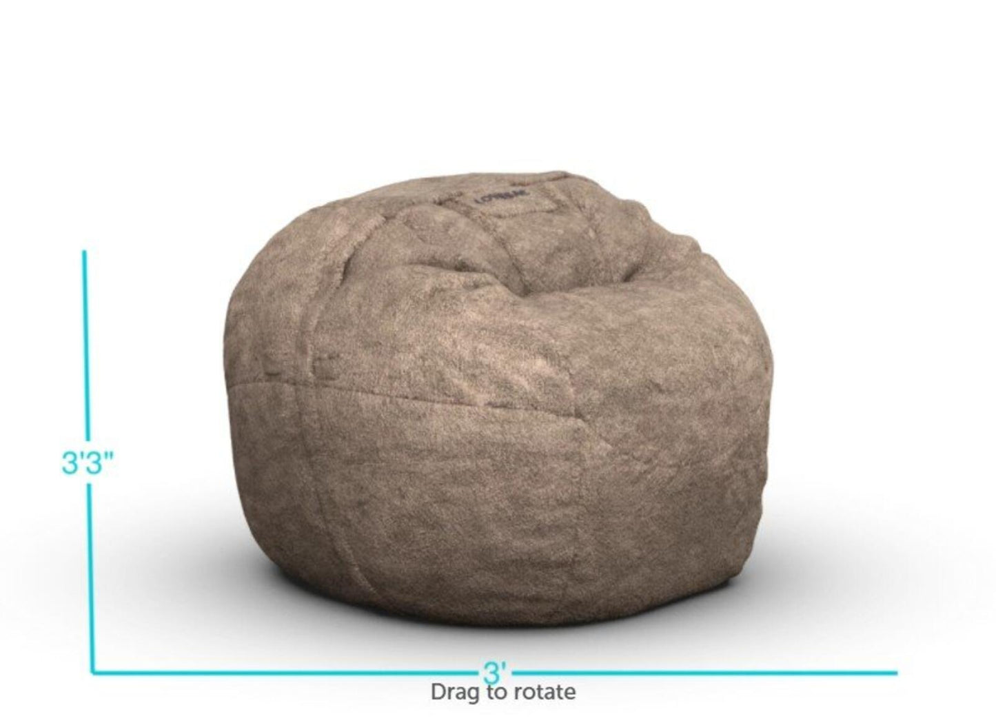 Lovesac Citysac, (Cover: Bronze Wombat Phur) Like New