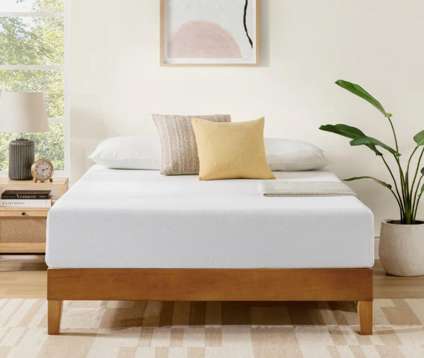 Wayfair Sleep 8" Memory Foam Mattress White, Queen, Like New