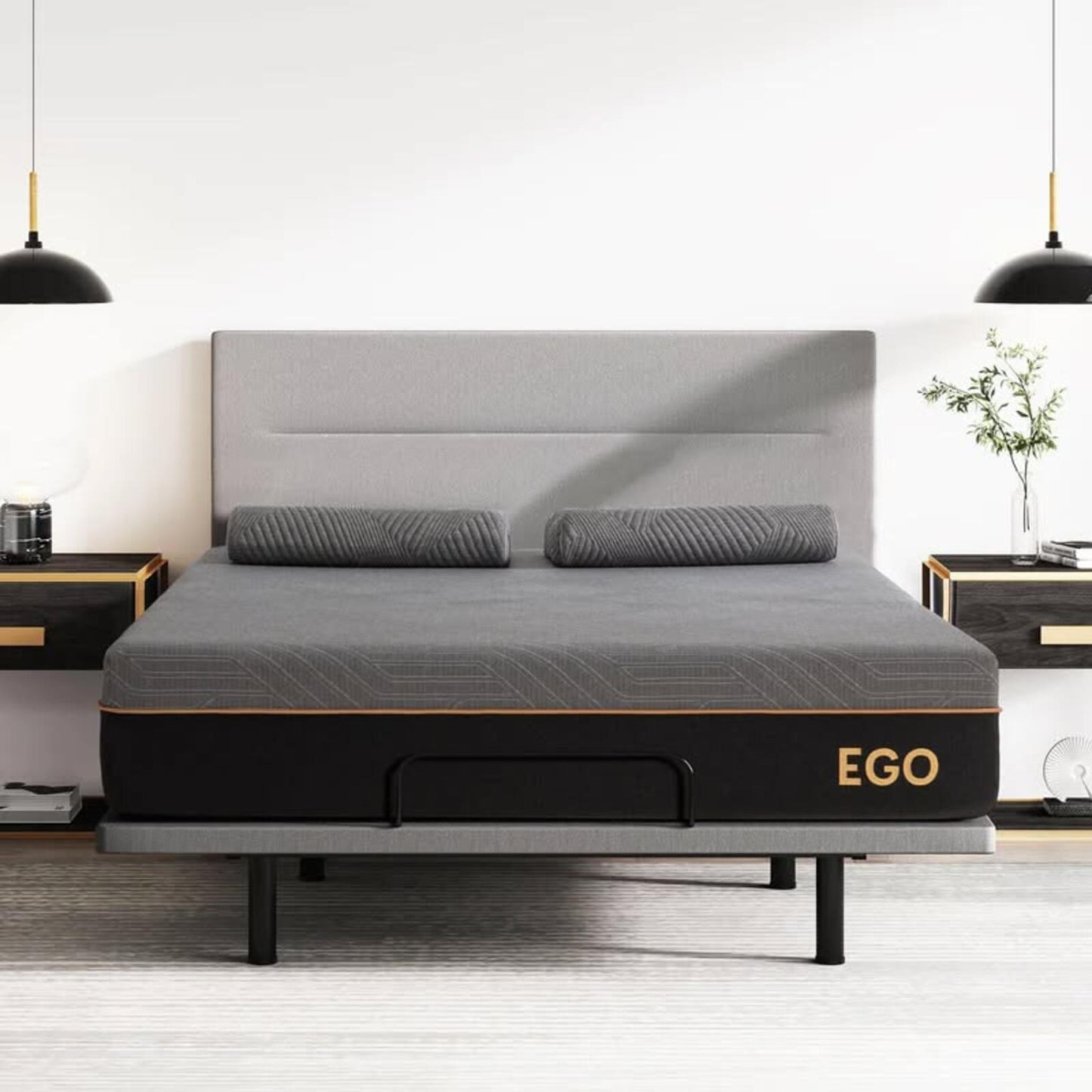EGO Black Hybrid Mattress with Graphene Technology 12", Queen, Perfect Condition