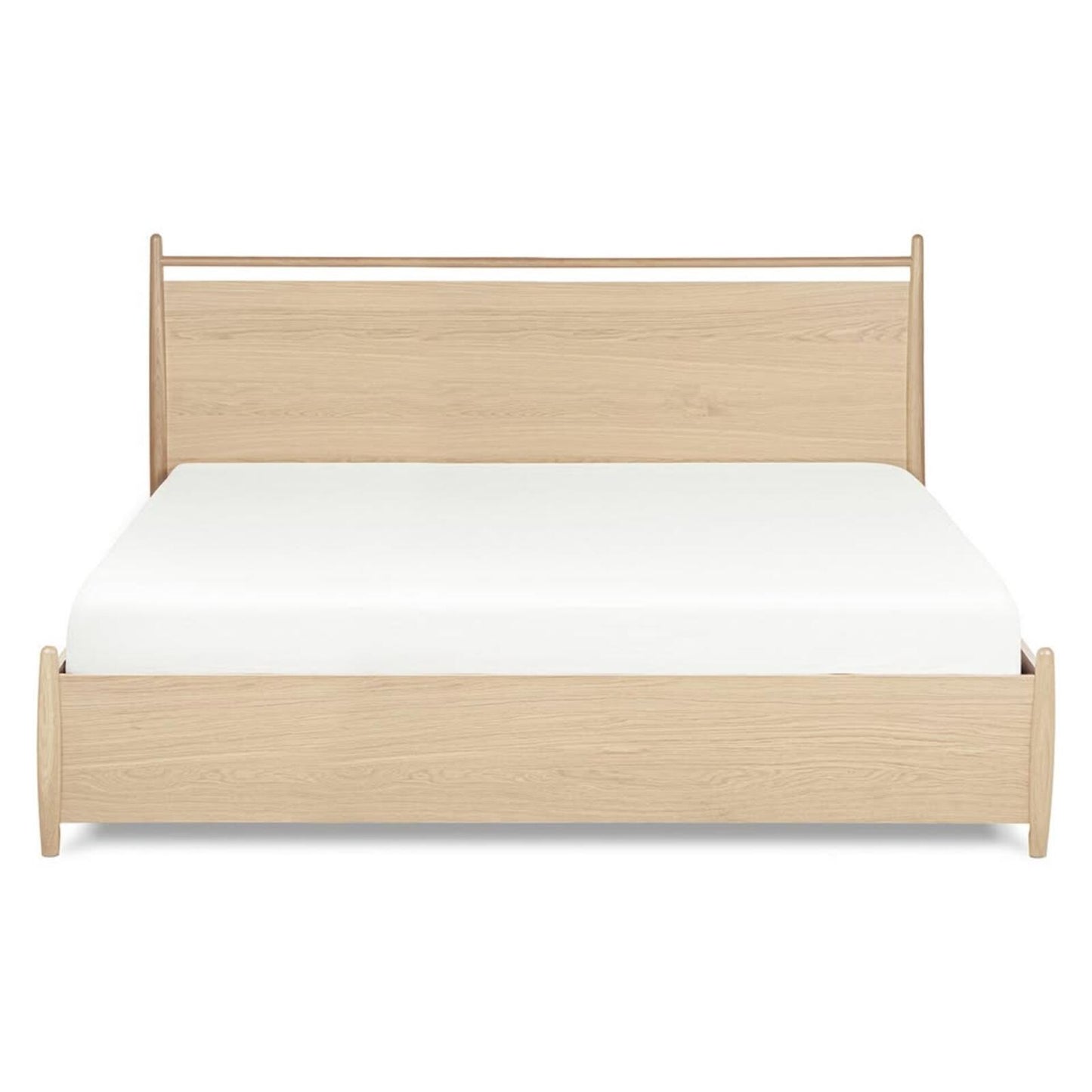 Article Lenia Panel White Oak King Storage Bed,  Like New, (5)