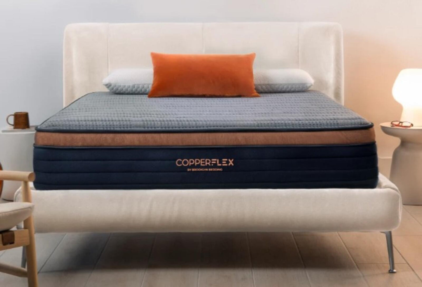 Brooklyn Bedding - CopperFlex Hybrid, Queen, Perfect Condition