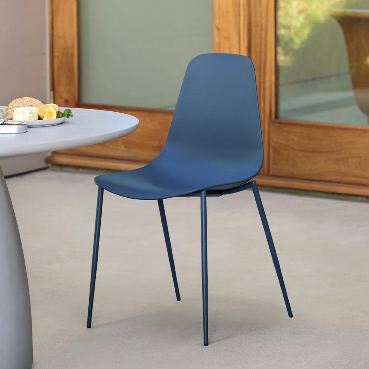 Article Svelti Berry Blue Dining Chair SKU18727,  Like New,