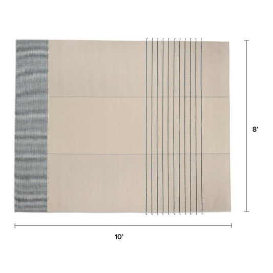 Article Lyla 8 x 10 Indoor/Outdoor Rug-Mist Blue SKU25845,  Like New,