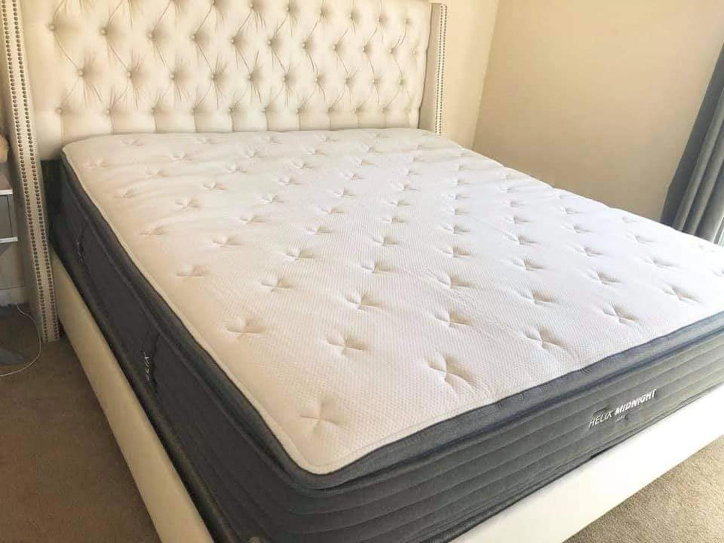 Helix Luxe Midnight, King, GlacioTex + CoolForce Layer, Like New, Perfect Condition